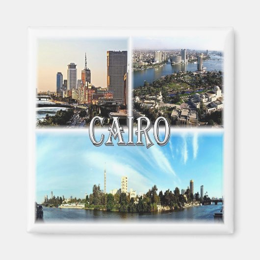 zEG067 CAIRO, Egypte, mozaïek, Afrika Magneet (Voorkant)
