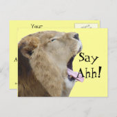 Zeg Ahh! Briefkaarten van de patiënt (Voorkant / Achterkant)