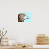 Zeg Ahh! Poster afdrukken (Keuken)