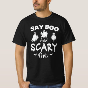 Zeg boe en eng op - grappig idee van een cadeautje t-shirt