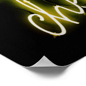 Zeg Cheese Neon Lights Poster (Hoek)