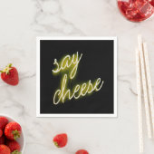 Zeg Cheese Neon Lights Servet (Insitu)