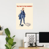 Zeg dat tegen de mariniers. poster (Thuiskantoor)