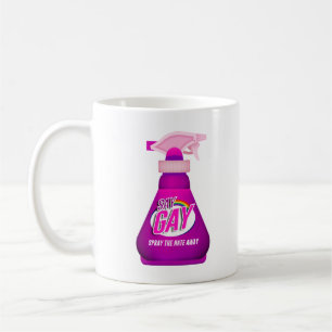 Zeg Gay Spray Koffiemok