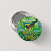 Zeg gewoon ja ronde button 3,2 cm (Voorkant /achterkant)