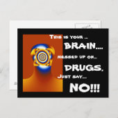 "ZEG GEWOON NEE!!!" BRIEFKAART (Voorkant / Achterkant)