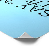 Zeg gewoon nee poster (Hoek)