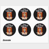 "Zeg gewoon NEE!!!" Ronde Sticker (Vel)