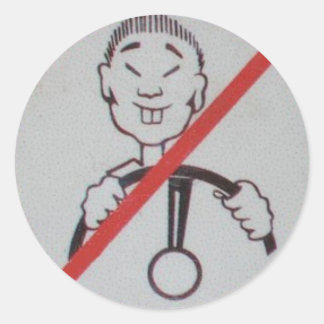 Zeg gewoon nee ronde sticker