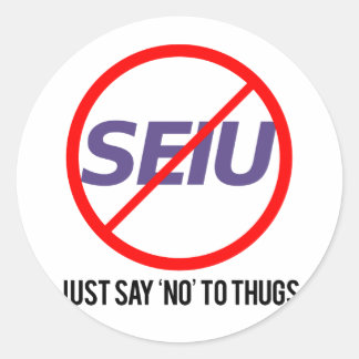 Zeg gewoon nee tegen criminelen ronde sticker