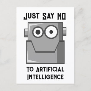 Zeg gewoon nee tegen Kunstmatige Intelligentie Ans Briefkaart