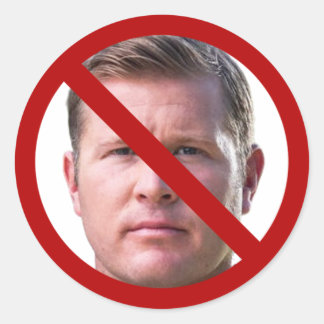 Zeg gewoon nee tegen Tim Ronde Sticker