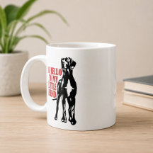 Zeg Hallo tegen Mijn Kleine Vriend Great Dane Koff