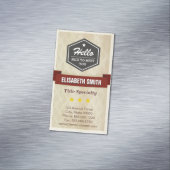 Zeg Hallo tegen uw cliënten - de Stijl van de Boom Magnetisch Visitekaartje (Voorbeeld)