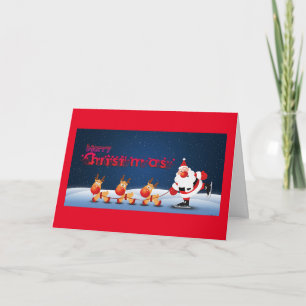 ZEG HET AAN ALLE "MERRY CHRISTMAS"-HOLIDAY-KAART FEESTDAGEN KAART