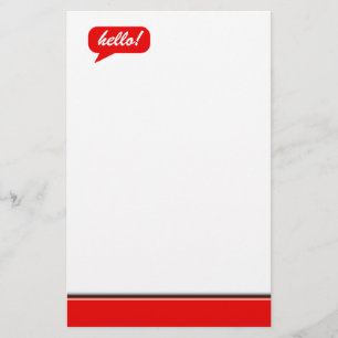 Zeg het. briefpapier