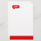 Zeg het. briefpapier (Voorkant / Achterkant)