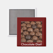 Zeg het met Chocolade! Magneet (Voorkant / Achterkant)