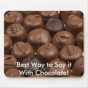 Zeg het met Chocolade! Muismat