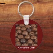 Zeg het met Chocolade! Sleutelhanger (Voorkant)
