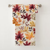 Zeg het met herfstbladeren 3 - bad handdoek (Insitu)