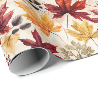 Zeg het met herfstbladeren 3 - cadeaupapier