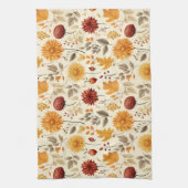 Zeg het met herfstbladeren - theedoek (Verticaal)