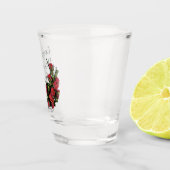 Zeg het met Rozen Shot Glas (Rechts)