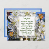 Zeg het tegen Jezus! Briefkaart (Voorkant / Achterkant)