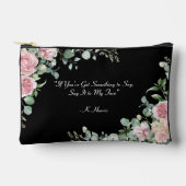 Zeg het tegen mijn gezicht kleine accessoirezak etui (Voorkant)