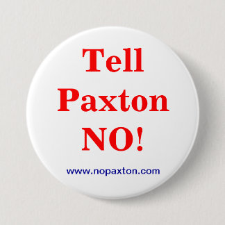 Zeg het tegen Paxton. Ronde Button 7,6 Cm