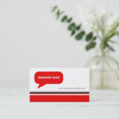 Zeg het. visitekaartje (Staand voorkant)