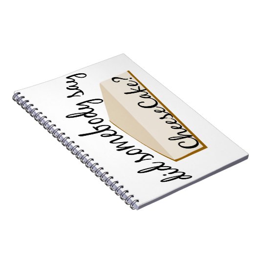 Zeg iemand Cheesecake? Notitieboek (Rechterzijde)