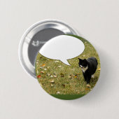 Zeg iets Kat Ronde Button 5,7 Cm (Voorkant /achterkant)