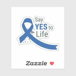 Zeg JA tegen het leven, positiviteit, zelfliefde Sticker