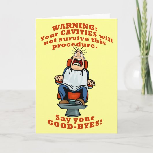 Zeg je afscheid! kaart (Voorkant)