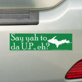 Zeg je tegen de P.O., hè?  Bumpersticker (Op auto)