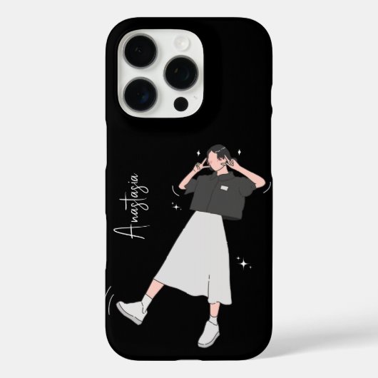 "Zeg kaas" esthetisch meisje Case-Mate iPhone Case (Achterkant)