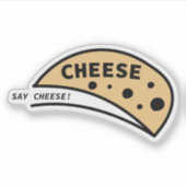 Zeg kaas sticker (Voorkant)
