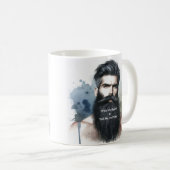Zeg me dat ik een  Mok van baardkoffie ben (Voorkant rechts)
