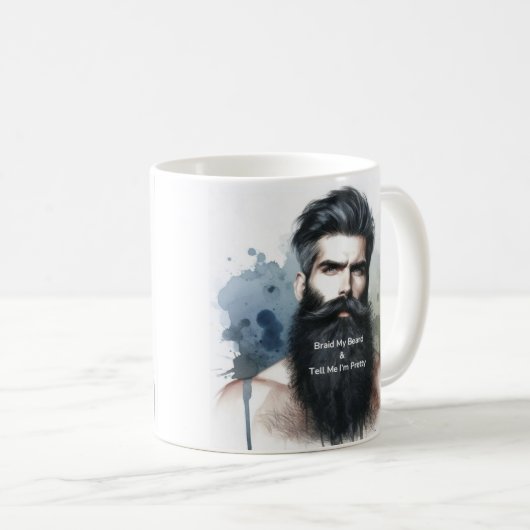 Zeg me dat ik een  Mok van baardkoffie ben (Voorkant rechts)
