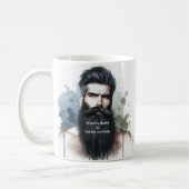 Zeg me dat ik een  Mok van baardkoffie ben (Links)
