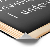 Zeg me dat ik het citaat vergeet. Chinees spreekwo Poster (Hoek)