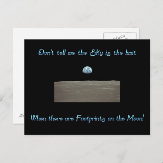 Zeg me niet dat de hemel de grens is briefkaart (Voorkant / Achterkant)