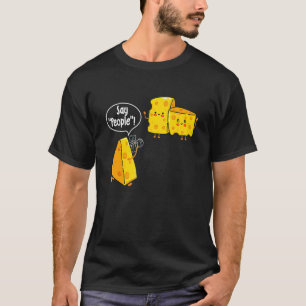 Zeg mensen - Cheese Lover Food Dairy Milk Gouda Ch T-shirt