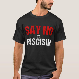 Zeg Nee Fascisme jongen T-shirt