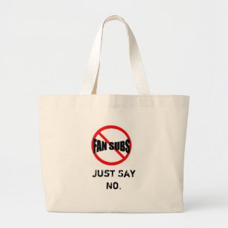 Zeg nee grote tote bag