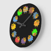 Zeg NEE tegen Boring Sheep - een "Garland of Sheep Grote Klok (Hoek)