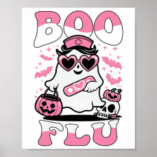 Zeg nee tegen de griepverpleegsters spook Hallowee Poster