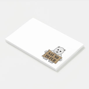 Zeg nee tegen Fur Post-it® Notes